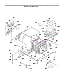 02 - Section2 parts for Ge Oven JRS04GV1BB from AppliancePartsPros.com
