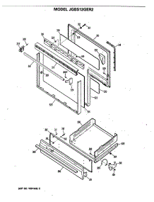 03 - Section3 parts for Ge Range JGBS12GER2 from AppliancePartsPros.com