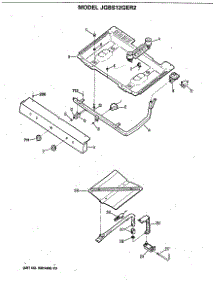 04 - Section4 parts for Ge Range JGBS12GER2 from AppliancePartsPros.com