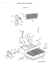 06 - Unit Parts parts for Ge Refrigerator CTG18EAXERWH from AppliancePartsPros.com