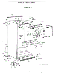 03 - Cabinet Parts parts for Ge Refrigerator CTG21GAXERWW from AppliancePartsPros.com