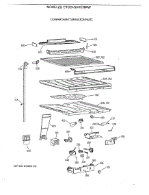 05 - Compartment Separator Parts parts for Ge Refrigerator CTG24GAXERWW from AppliancePartsPros.com
