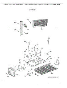 06 - Unit Parts parts for Ge Refrigerator CTX21EAXCRAD from AppliancePartsPros.com