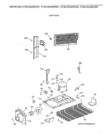 06 - Unit Parts parts for Ge Refrigerator CTX21BAXERAD from AppliancePartsPros.com