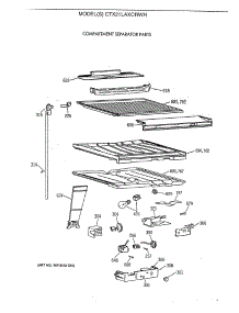 05 - Compartment Separator Parts parts for Ge Refrigerator CTX21LAXCRWH from AppliancePartsPros.com