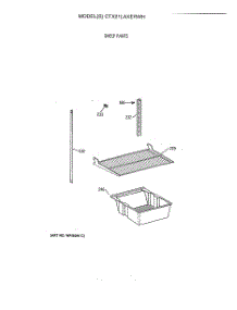 04 - Shelf Parts parts for Ge Refrigerator CTX21LAXERWH from AppliancePartsPros.com