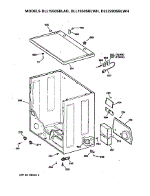04 - Section4 parts for Ge Dryer DLL1550SBLAD from AppliancePartsPros.com