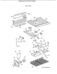 04 - Unit Parts parts for Ge Refrigerator CTX18LYYCRWH from AppliancePartsPros.com