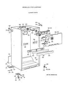 03 - Cabinet Parts parts for Ge Refrigerator CTX21LAXFRWH from AppliancePartsPros.com