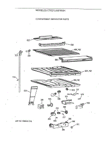 05 - Compartment Separator Parts parts for Ge Refrigerator CTX21LAXFRWH from AppliancePartsPros.com