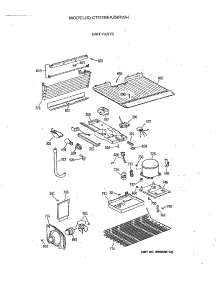 03 - Unit Parts parts for Ge Refrigerator CTG16EAZBRWH from AppliancePartsPros.com