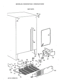 04 - Unit Parts parts for Ge Refrigerator CSX22GAYAAA from AppliancePartsPros.com