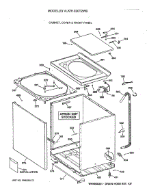 02 - Cabinet, Cover & Front Panel parts for Ge Washer VLXR1020T2WB from AppliancePartsPros.com