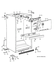 03 - Cabinet Parts parts for Ge Refrigerator CTX21GABBRAA from AppliancePartsPros.com