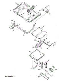 03 - Section3 parts for Ge Range JGBP24GEN5 from AppliancePartsPros.com