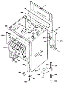 02 - Section2 parts for Ge Range JBS034R1 from AppliancePartsPros.com