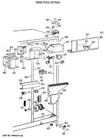 03 - Fresh Food Section parts for Ge Refrigerator TFG24PAXAWW from AppliancePartsPros.com
