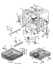 02 - Section2 parts for Ge Dishwasher HDA2600K20 from AppliancePartsPros.com