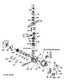 03 - Section3 parts for Ge Dishwasher HDA2600K20 from AppliancePartsPros.com