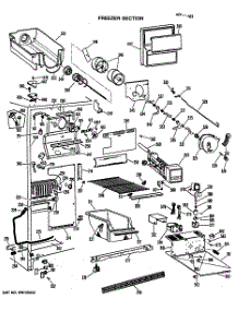 02 - Freezer Section parts for Ge Refrigerator CSX24DLL from AppliancePartsPros.com