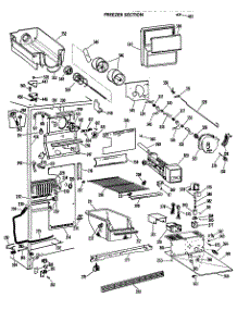 02 - Freezer Section parts for Ge Refrigerator CSXH24DLL from AppliancePartsPros.com