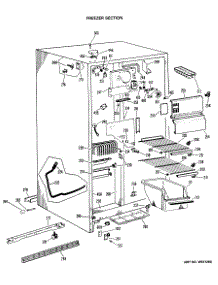 02 - Freezer Section parts for Ge Refrigerator CSX20EMA from AppliancePartsPros.com
