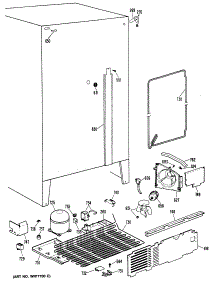 04 - Section4 parts for Ge Refrigerator CSE22GMA from AppliancePartsPros.com