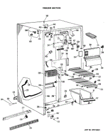 02 - Freezer Section parts for Ge Refrigerator CSXC22GMA from AppliancePartsPros.com