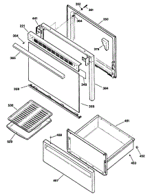 03 - Section3 parts for Ge Range RB532GS2 from AppliancePartsPros.com