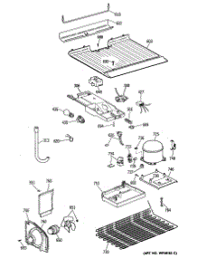 03 - Section3 parts for Ge Refrigerator CTX14LYTDRWH from AppliancePartsPros.com