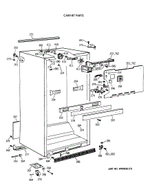 03 - Cabinet Parts parts for Ge Refrigerator CTG18EAXDRWH from AppliancePartsPros.com