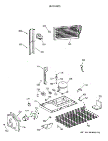 06 - Unit Parts parts for Ge Refrigerator CTX18CASCRWH from AppliancePartsPros.com