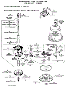 05 - Transmission-Complete Breakdown parts for Ge Washer WWT2470GAV from AppliancePartsPros.com