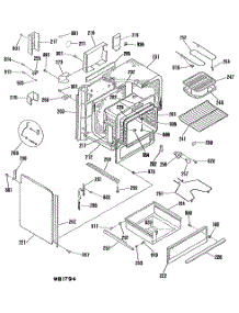 02 - Section2 parts for Ge Range JSS16N1 from AppliancePartsPros.com