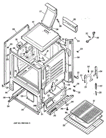 02 - Section2 parts for Ge Range JGBS15GER2 from AppliancePartsPros.com