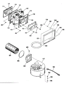 04 - Section4 parts for Ge Range JSP60GN2 from AppliancePartsPros.com