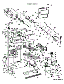 03 - Freezer Section parts for Ge Refrigerator TFEW24RMA from AppliancePartsPros.com