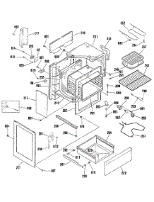 03 - Section3 parts for Ge Range JBP29GM3 from AppliancePartsPros.com