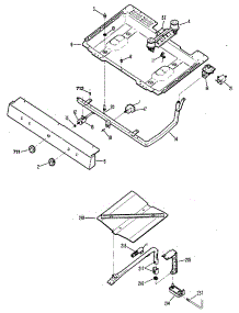 04 - Section4 parts for Ge Range JGBS12GER1 from AppliancePartsPros.com