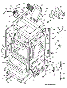 03 - Section3 parts for Ge Range JGBP24GEN3 from AppliancePartsPros.com