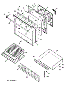 03 - Section3 parts for Ge Range JGBP26GEN4 from AppliancePartsPros.com
