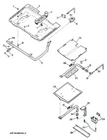 04 - Section4 parts for Ge Range JGBP26GEN4 from AppliancePartsPros.com