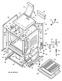 02 - Section2 parts for Ge Range JGBS15GER3 from AppliancePartsPros.com