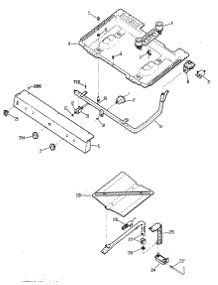 04 - Section4 parts for Ge Range JGBS15GER3 from AppliancePartsPros.com