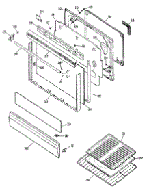 03 - Section3 parts for Ge Range JGBP24GEN4 from AppliancePartsPros.com