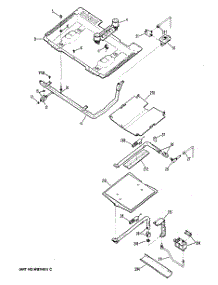 04 - Section4 parts for Ge Range JGBP24GEN4 from AppliancePartsPros.com