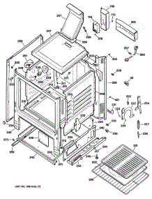 03 - Section3 parts for Ge Range JGBS18GES1 from AppliancePartsPros.com