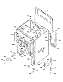 02 - Section2 parts for Ge Range JBS17GS1 from AppliancePartsPros.com