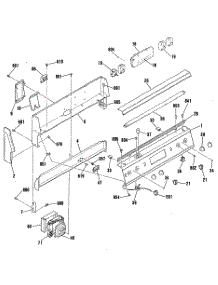 03 - Section3 parts for Ge Range JB578GS3BG from AppliancePartsPros.com