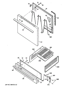 03 - Section3 parts for Ge Range JGBS02PN4 from AppliancePartsPros.com
